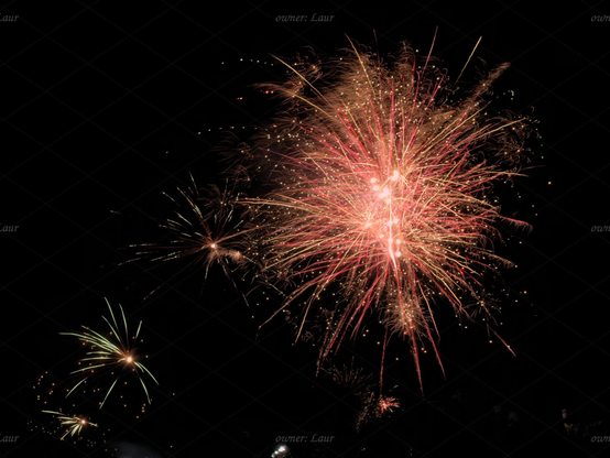 Fireworks, color, photo