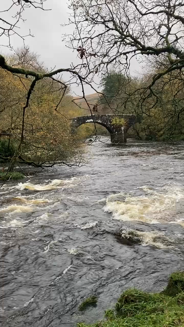 A bridge and river in Autumn 