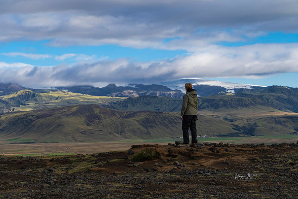Contemplation Above the South Iceland Highlands – Dyrhólaey Viewpoint

Standing on the rugged edge of Dyrhólaey, a lone traveler looks out across the vast southern plains of Iceland, where volcanic ridges, green valleys, and glaciers stretch endlessly toward the horizon. Sunlight breaks through drifting clouds, washing the distant slopes in soft gold while shadows sweep gently across the land. In the background, the shimmering white expanse of the Mýrdalsjökull glacier glows beneath the sky, its icy crown resting above the legendary Katla volcano.

This moment captures the awe and stillness that Iceland so often inspires—a meeting of man and creation in its purest form. The rocky foreground, shaped by ancient eruptions, tells of the island’s fiery origins, while the lush tones of the highlands reveal its remarkable renewal. It is a place of solitude and reverence, where one feels the immensity of God’s handiwork and the humbling beauty of the natural world.

Image:
https://fineartamerica.com/featured/contemplation-above-the-south-iceland-highlands-dyrholaey-viewpoint-wayne-moran.html

Read more:
https://waynemoranphotography.com/blog/chasing-light-across-iceland-our-21-day-adventure/

#Dyrhólaey #Dyrholaey #Iceland #mountins #vik #travelPHotogrpahy #Landscape #art #fineart 

#ayearforart #buyintoart