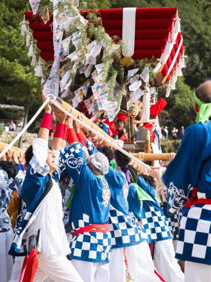 Autumn Taiko festival in Shodoshima.