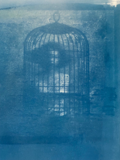 Woman in jail. Feminism and patriarchy. 