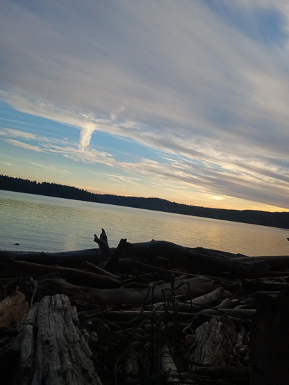 Explosion of colors at sunset.