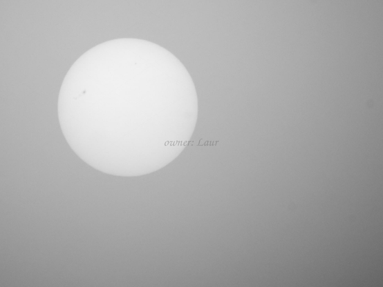 Sun, black and white, photo