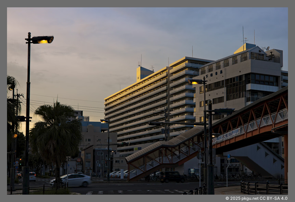 At Ferry terminal, Kagoshima, Japan.