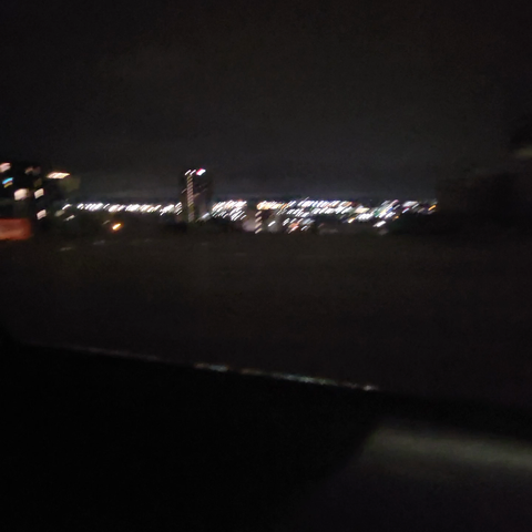 Pointing the camera out the window, being a genuine hazard 