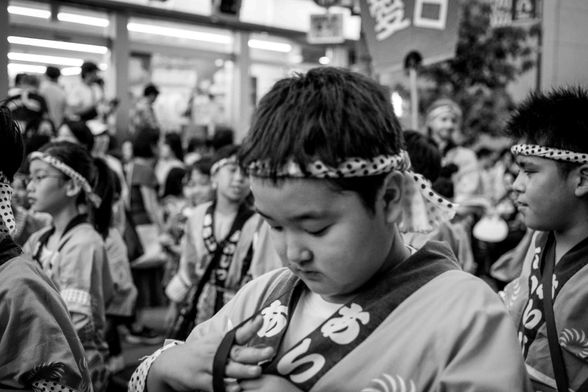 Nen participant en un matsuri a Kagurazaka.