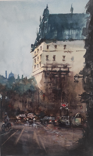 Cities 
Watercolor 
#art #urban #cityscape #mastoArt #watercolor 