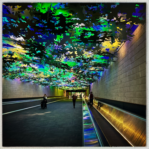 Underground at the Atlanta airport 