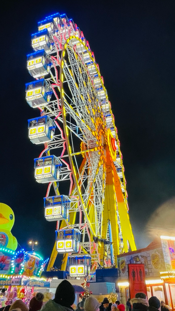 Es ist wieder Hamburger Winterdom. 🎡