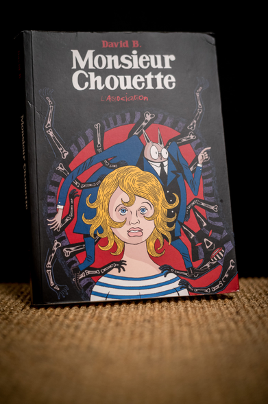 Couverture — Monsieur Chouette. David B. L’association. 35€.
