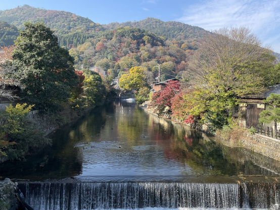 Photo spot when entering Arashiyama from the south side by Hankyu Railways