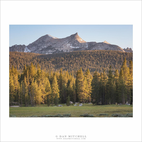 Cathedral range peaks, Yosemite