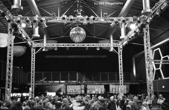 Die Schallplattenbörse im Jovel in Münster 2025.