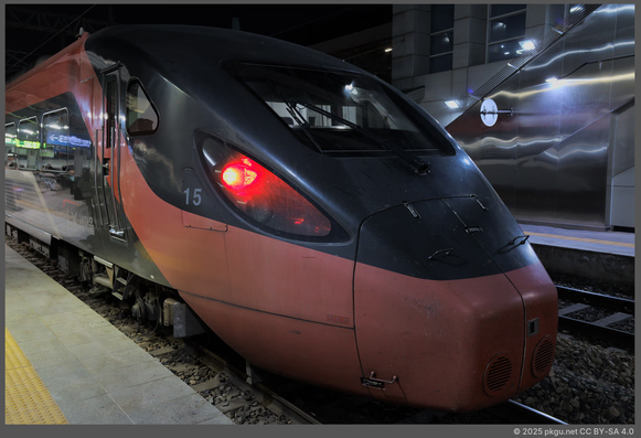 ITX Saemaeul train in Iksan Station, Jeonbuk-do, Korea.
