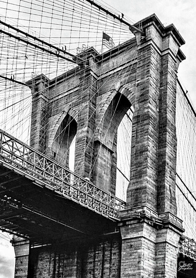 Brooklyn Bridge BW