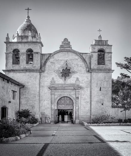 Main basilica of Carmel Mission.