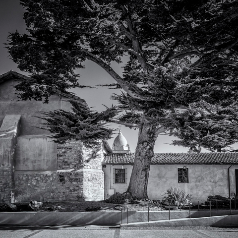 Back side of the Carmel Mission.