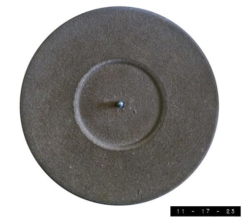 The gray/tan felt-covered turntable of a 1946 Western Auto Supply Co. AM radio/phonograph combination (True Tone Model D-1170-B).  It has a spiffy wooden case that's almost a perfect cube.  I've often enjoyed looking at this turntable and trying to imagine what records people may have played on it almost 80 years ago now.  One night recently while I was looking at it much longer than usual, a wispy, ghostly answer came to me: "Ain't Nobody Here But Us Chickens."  I haven't dared to look at it since.  https://www.youtube.com/watch?v=4hH77m_rZdA
         