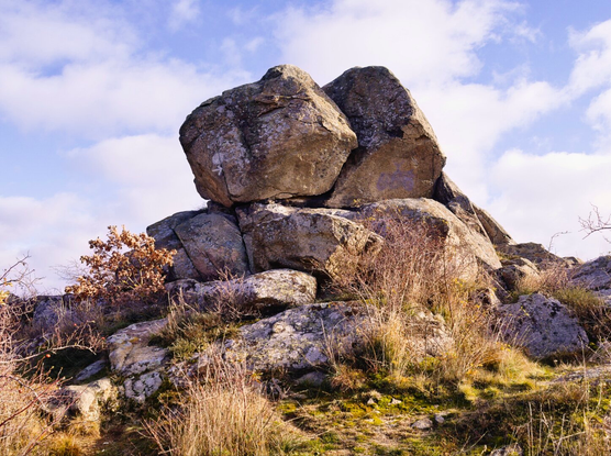 Kogelstein rock formation near eggenburg, lower austria