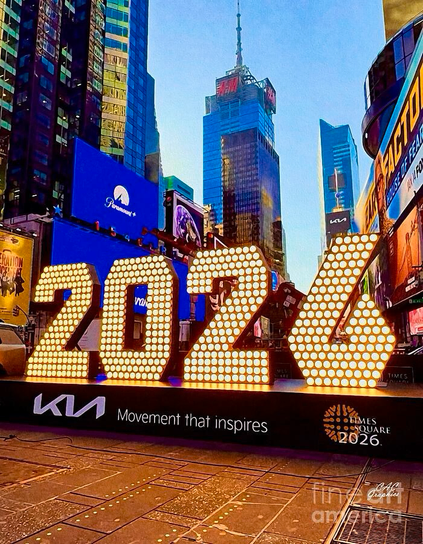 Times Square 2026 Numerals