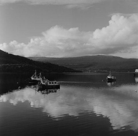 Yashica MAT124G | Kodak Tri-X 400 | Shot at 320 + Med Yellow Filter | Developed in XTOL

A view over the loch with boats moored