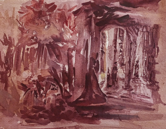 Working unfinished 
Watercolor. Street series 
Cotton paper 
#art #watercolor #mastoArt #painting 