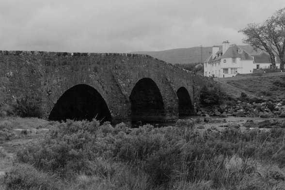 Yashica MAT124G | Kodak Tri-X 400 | Shot at 320 + Med Yellow Filter | Developed in XTOL

The Old Sligachan bridge on the Isle of Skye