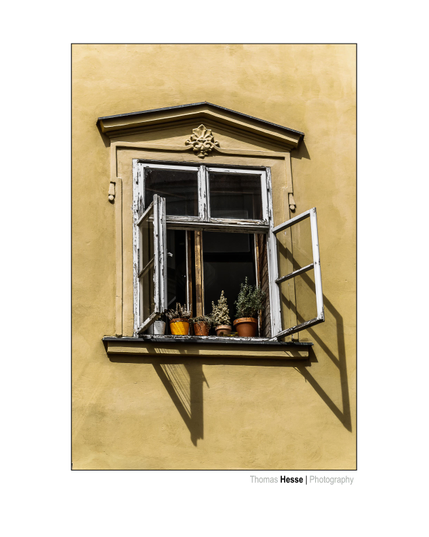 Fenster in Prag