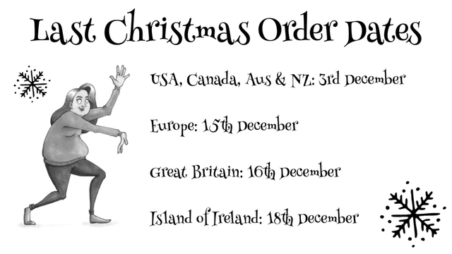 Last Christmas order dates for 2025