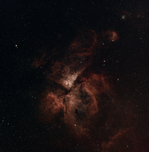 Reddish nebula