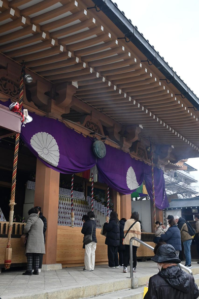 本堂。/ 2026.02.02 壬生寺から