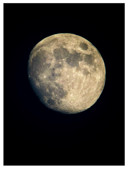 March 11, 2025. A waxing gibbous moon in the nighttime sky. This shot is from the second time I took my NEW telescope out for a spin: a tripod-mounted Celestron reflector telescope with a 130mm (5.12-inch) aperture, the one I regularly use to this day. Perhaps I could have gone bigger, but this scope is the largest I think our small Brooklyn apartment can comfortably accommodate. I’m still really happy with the views it gives me — not just of Luna but of the sun and even Jupiter and its moons as well. That’s not to say there wasn’t an even bigger telescope in my future…
