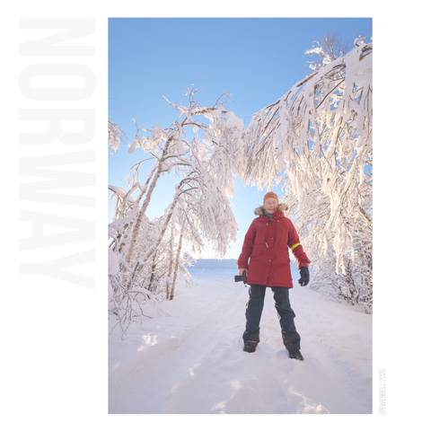 One of our gang enjoying the bracing cold and gorgeous sunlight.