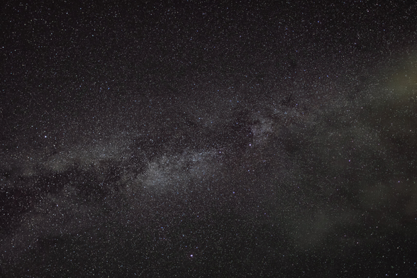 A dark sky with the Milkyway.