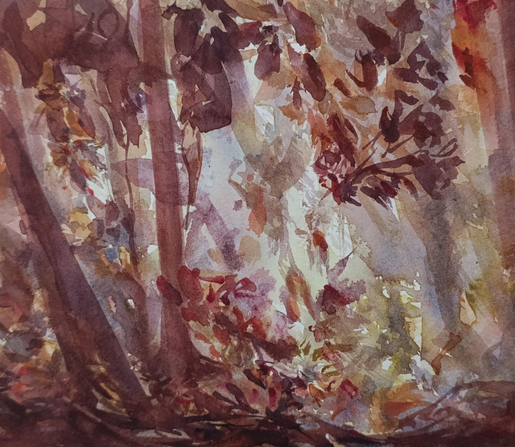 Jungle series 
Watercolor painting 
Cotton paper 
#art #watercolor #watercolor #mastoArt 