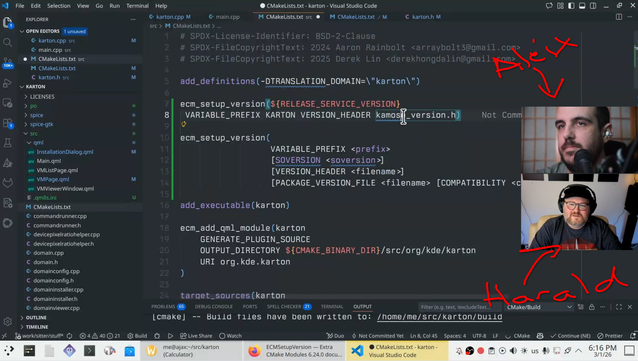 Harald and Aleix streaming their programming session on Twitch.