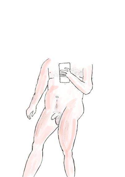 Digital rendering of myself nude