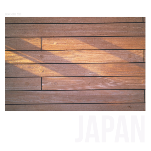 Light across the decking