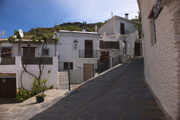 Typical village scene in Capileira, Alpujarras