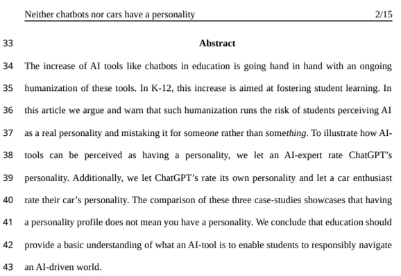 The abstract of the preprint linked in the post.
