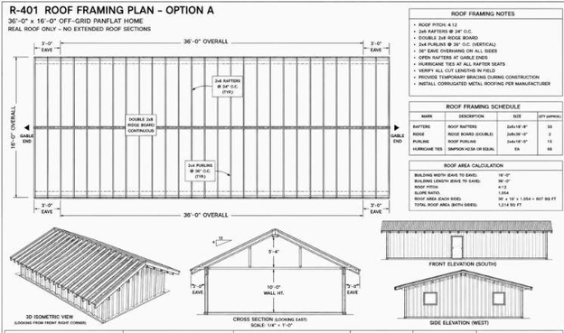 AI-generated black and white drawings of a gable roof plan