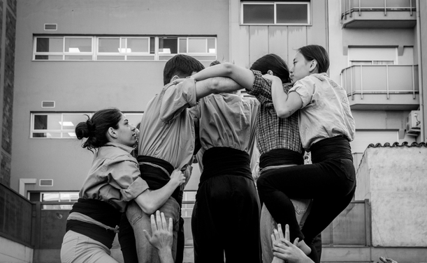 Els Borinots en un assaig a les instal·lacions d'assaig a Sants.