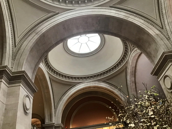 High light (and arches) at the Metropolitan Museum of Art a little over a year ago.