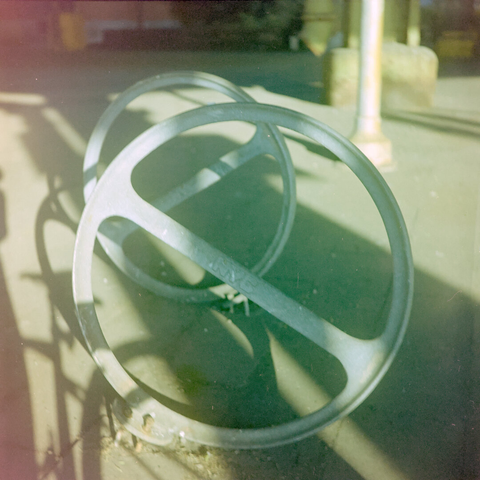 The same bike racks from the other side