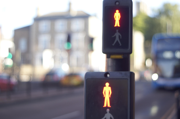 Pedestrain crossing lights