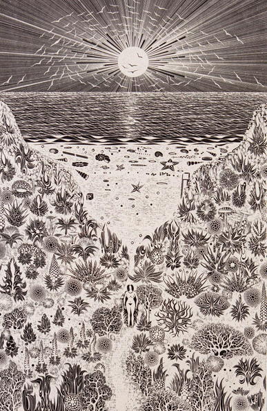 Eve à la plage
