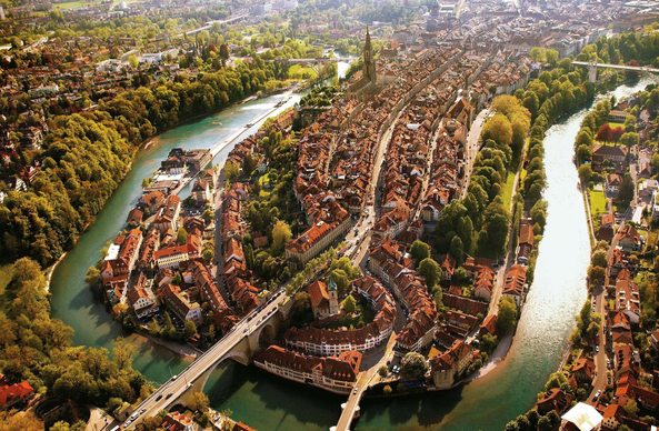 The city of Bern, Switzerland
